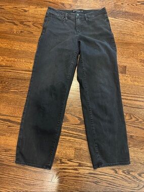 Athleta Sculptek Wide Leg Jeans Size 6 Tall in Black